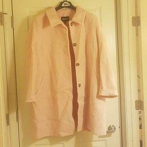 Ladies mid length Pink Peacoat